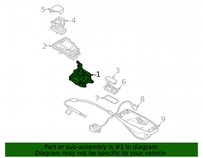 Шифтер КПП Audi Q5 80A 18-24 2.0T, MHEV, PHEV