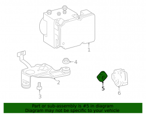 Buzzer assy skid control Lexus GS300 GS350 GS430 GS450h 06-11