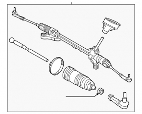 Bară de direcție Ford Fiesta 11-19