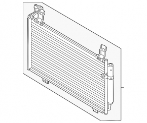 Condensator radiator aer condiționat Mazda CX-50 23-25 2.5T