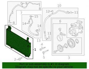 Радиатор кондиционера конденсер Mazda CX-50 23-26 2.5T