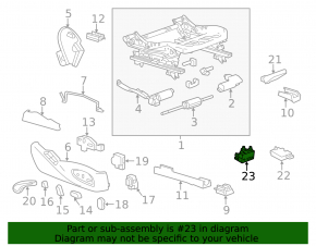 OCCUPANT DETECTION SENSOR Chevrolet Volt 16-