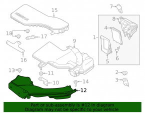 Воздухоприемник Nissan Rogue Sport 20-22