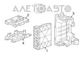 Крепление Engine ECM Control Module Chevrolet Bolt EV 17-23