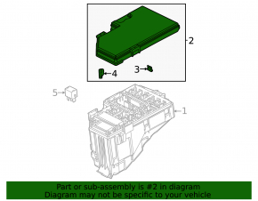 Крышка блока предохранителей подкапотная Honda Civic XI FE/FL 22-24 2.0