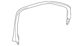 Рамка двери внутренняя передняя левая Buick Encore 13-22