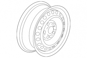 Disc jantă din fier R16*7J Honda Civic XI FE/FL 22-26