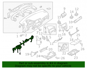 Труба подторпедная усиление Mitsubishi Outlander 19-19