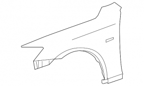 Крыло переднее левое Lexus IS250 IS350 06-13