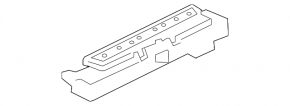 Blocul de butoane al consolei centrale Jaguar F-Pace X761 17-20 cu funcția stop-go
