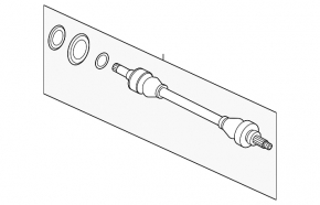 Arbore punte spate dreapta BMW 5 F10 14-16 AWD, 3.0d, 31mm