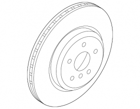 Placă de frână față stânga BMW 5 F10 11-16