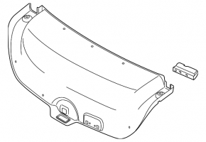 Обшивка крышки багажника Kia Forte 19-24 4d