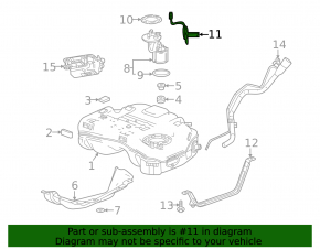 Датчик уровня топлива GMC Terrain 18-23 LYX, LSD, LTG FWD
