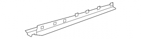 Порог подножка правый Mercedes X164 GL W164 ML 07-12