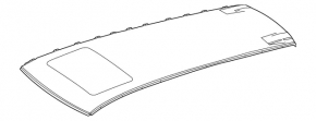Acoperiș metalic pentru Mercedes X167 GLS 450 580 20-26 cu geamuri panoramice