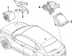 Suport lampa de avertizare spate Volkswagen ID.4 21-23