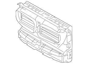 Deflector radiator BMW 5 GT F07 10-17 N55 N63