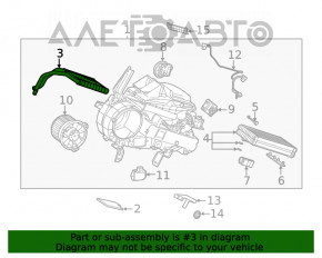 Радиатор отопителя задней печки Toyota Highlander 20-26