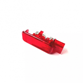 Plafoniera pentru ornamentul ușii (card) față stânga Audi Q7 4L 10-15 spate, roșu