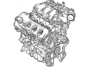 Двигатель Ford Flex 09-11 3.5