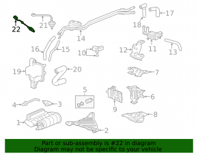 Лямбда-зонд второй Honda CRV 17-19 2.4