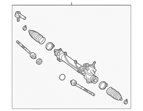 Casetă servodirecție Lexus RX300 RX330 04-09