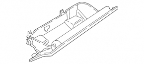Перчаточный ящик, бардачок в сборе Audi A4 B9 17-25 бежевый, потерт, под чистку
