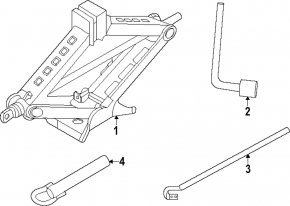 Домкрат Nissan Ariya 23-26 FWD