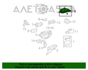 Крышка блока предохранителей подкапотная Lexus RX350 13-15