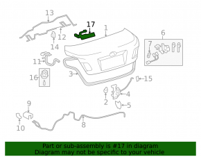Кнопка открытия багажника Toyota Camry v40 10-11