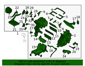 Печка в сборе Kia Soul 14-16 manual