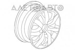 Диск колесный R17 x 7j 5*114,3 Honda Accord 13-17 тип 3, бордюрка, без колпачка