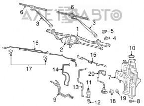 Мотор омывателя Jeep Compass 17-26