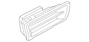 Deflector conductă de aer bord stânga Nissan Murano 25-26
