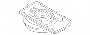Сабвуфер Audi A4 B8 08-16 BANG & OLUFSEN