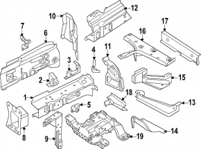 Кронштейн фары правый Volkswagen ID.4 21-26