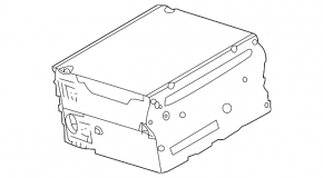 Magnetofon radio player computer de navigație Nissan Murano z51 09-14