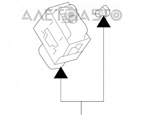 Кнопка управления омывателем фар Lexus RX300 RX330 RX350 RX400h 04-09