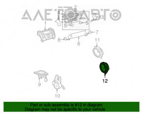 difuzor ușă spate dreapta Lexus RX300 RX330 RX350 RX400h 04-09