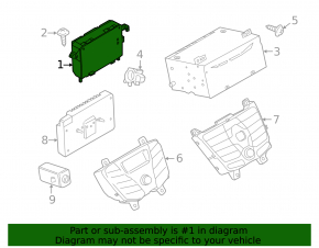 Монитор, дисплей Ford Transit Connect MK2 14-16