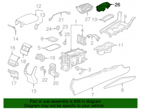 Butonul de frână de mână pentru Honda Accord 18-22