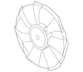 Ventilator de răcire cu rotor dreapta Honda Insight 19-22 1.5T
