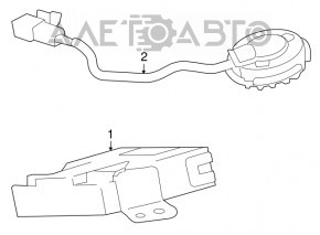 Blocul de control al butonului de pornire Lexus ES350 07-12