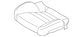 Scaun sofer Porsche Macan 17-18 cu airbag, electric, incalzire, ventilatie, Confort, piele bej