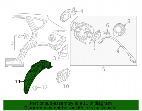 Подкрылок задний правый Mazda CX-50 23-26