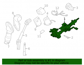 Рулевая колонка Toyota Rav4 13-18 с ЭУР без start-stop