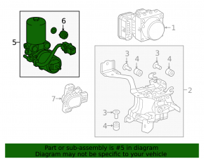 Тормозной усилитель brake booster Toyota Prius 50 16-22 надломана изоляция
