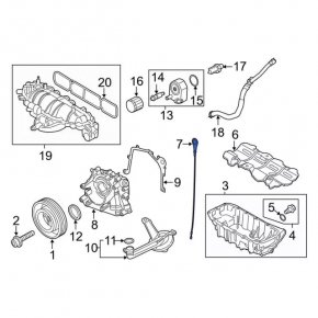 Щуп масляный Ford Fusion mk5 13-20 1.5Т, 1.6T