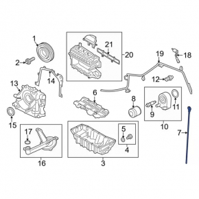 Щуп масляный Ford Fusion mk5 13-20 1.5Т, 1.6T